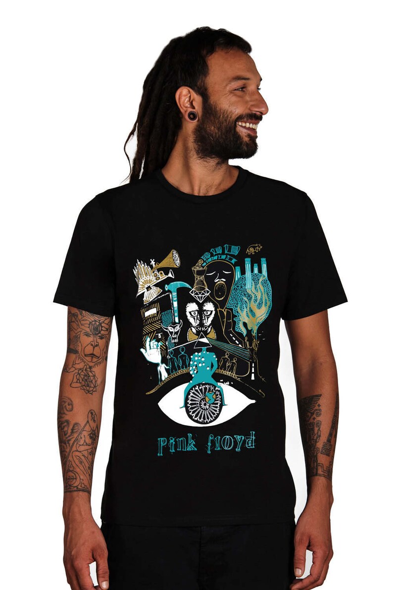 Pink Floyd What do you Want from Me Track Men/'s T Shirt Owl Eyes Rock Band Tour