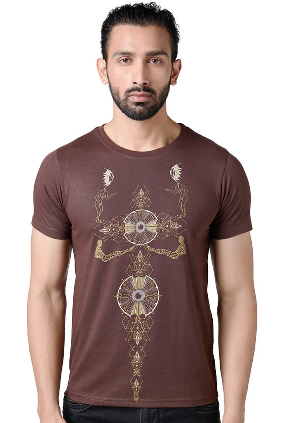 Trishul Symbol T Shirt Indian Art T Trippy Online in India - Etsy