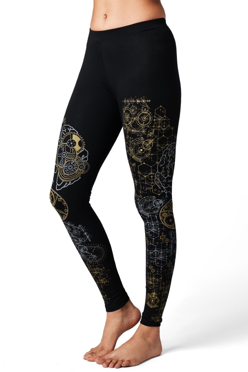 screen printed leggings