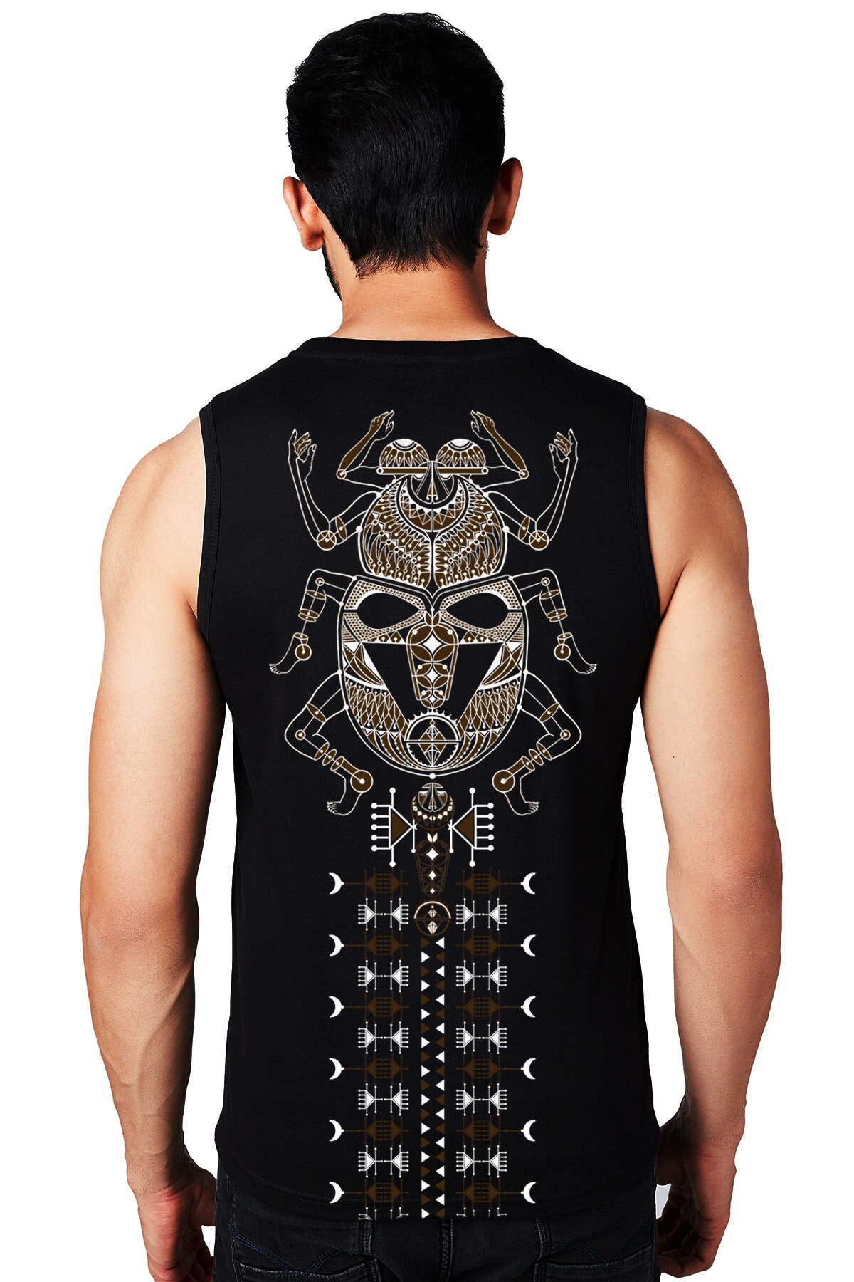 Mens Beetle Tank Top Burning man Festival clothing men | Etsy