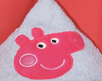 Serviette de bain à capuche personnalisable