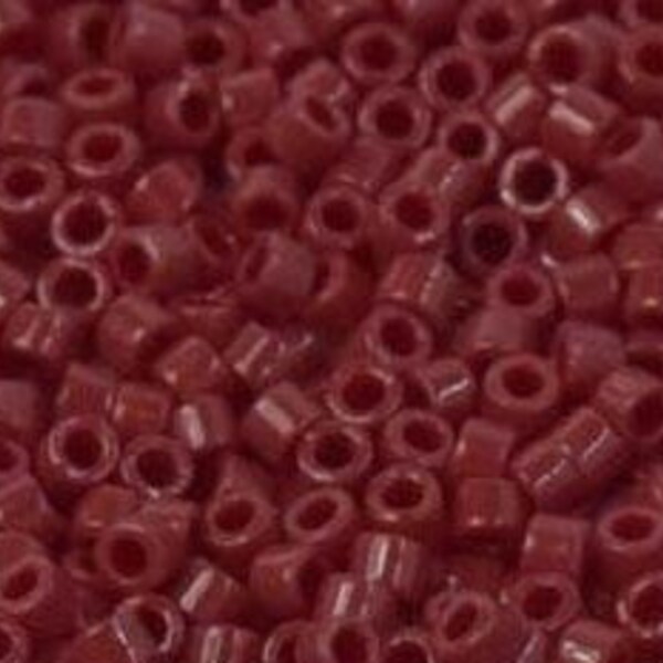 DB 1140 Perles Miyuki Delica 11/0 DB1140 Opaque Cherry par 5g