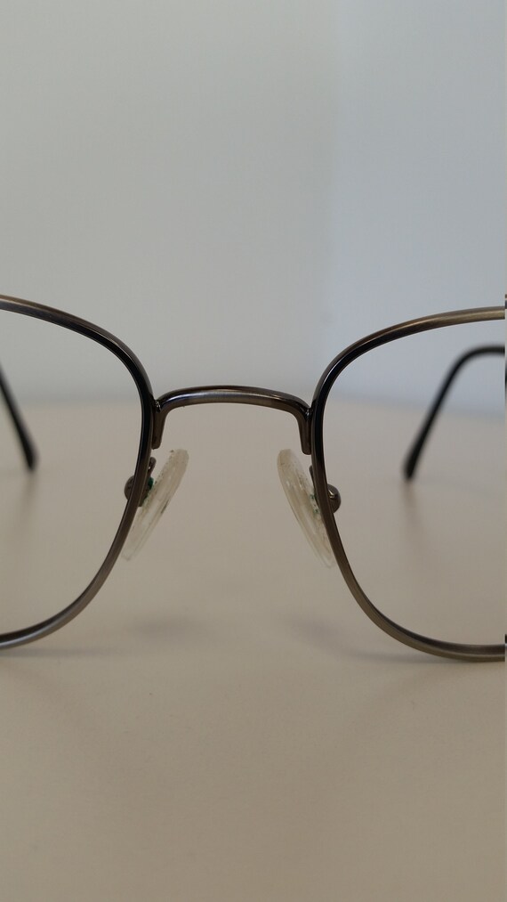 1960s AO Safety Frame; Silver Metal w/ Spring Hinges;… Gem