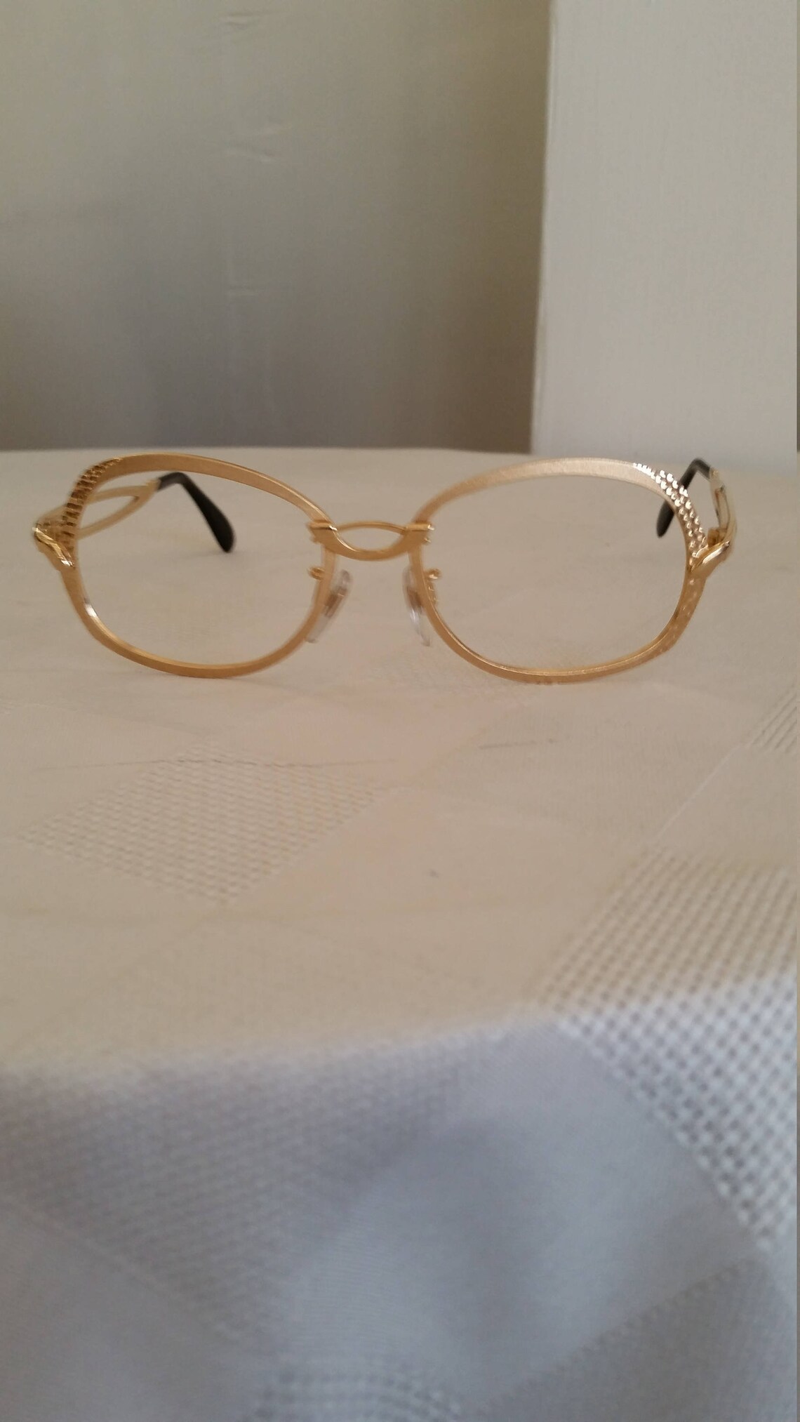 1970s Gold Art Deco Eyeglasses Frame Beautiful Condition Etsy