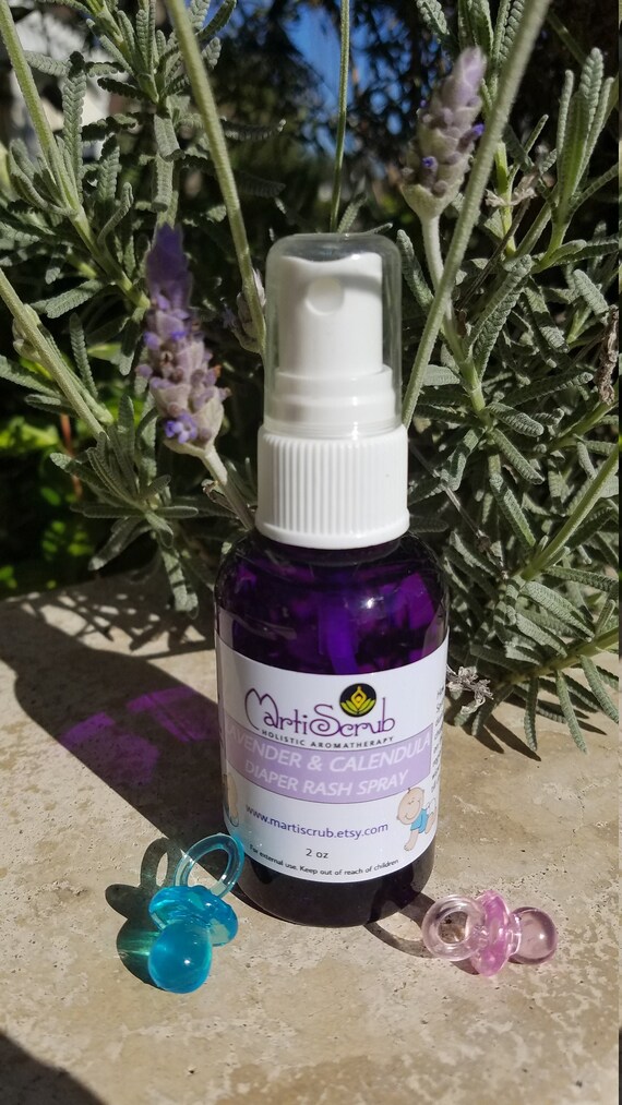 Diaper Rash Spray With Lavender Calendula Hydrosol Etsy