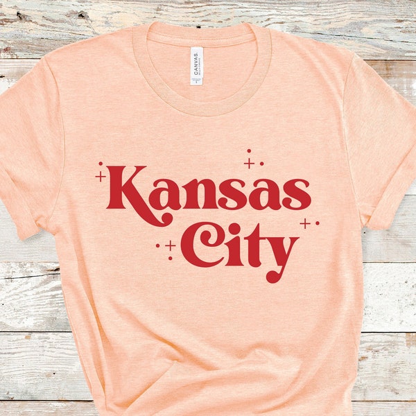 Retro Kansas City Shirt | Kansas City Pride Shirt | Unisex Short Sleeved Shirt | Multiple Color Options | Made To Order