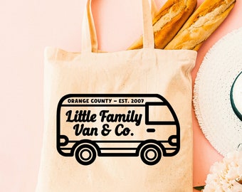 Little Family Van | RHOC Canvas Tote Bag | Multiple Color Options | Made To Order