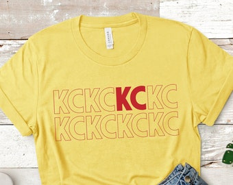 KC Design-overhemd | Kansas City Pride-shirt | Uniseks overhemd met korte mouwen | Meerdere kleuropties | Op bestelling gemaakt
