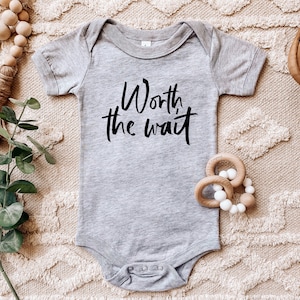 Worth The Wait | Baby One Piece | Multiple Color Options | Made To Order