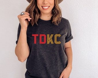 Touchdown Kansas City Shirt | Kansas City Pride Shirt | Unisex Short Sleeved Shirt | Multiple Color Options | Made To Order