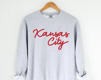 Kansas City Sweatshirt | Kansas City Sweatshirt | Unisex Sweatshirt | Multiple Color Options | Made To Order