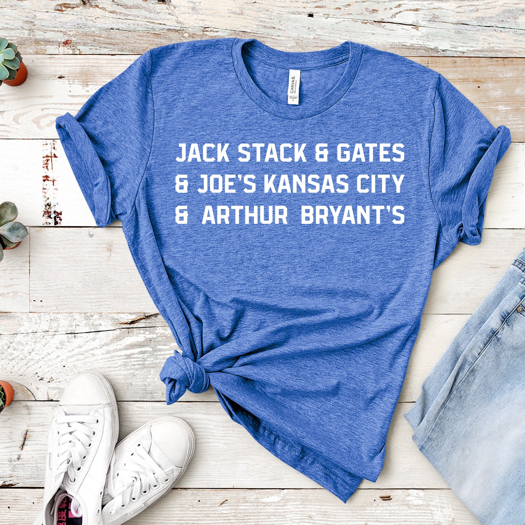 Jack Stack and Gates and Joe's Kansas City and Arthur Etsy