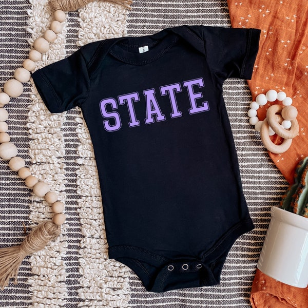 State | Baby One Piece | Multiple Color Options | Made To Order