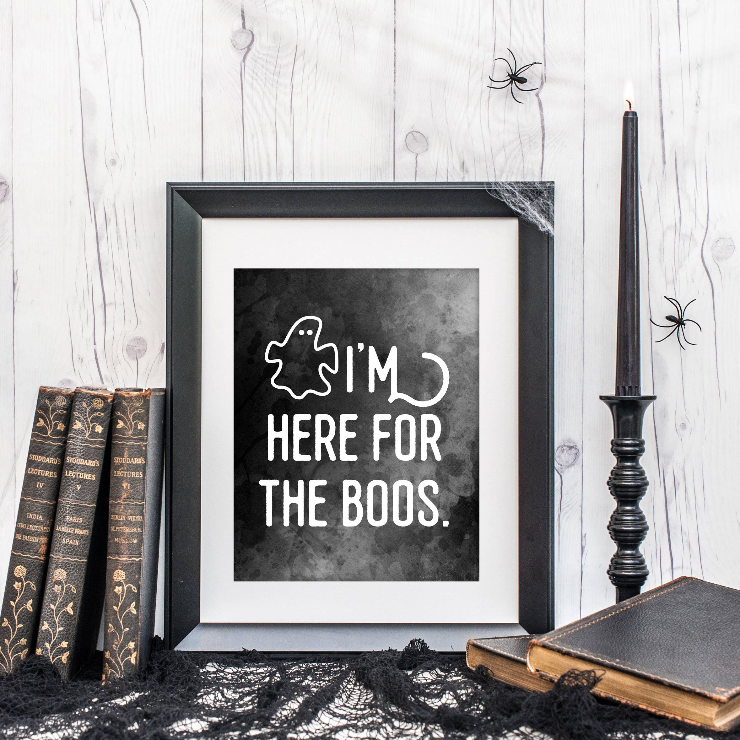 I'm Here For The Boos Halloween Decor Downloadable | Etsy