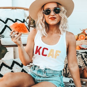 KCAF | Kansas City Tank Top | Women&#39;s Racerback | Multiple Color Options | Made To Order