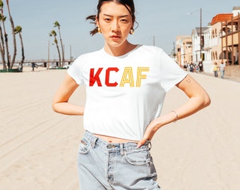 KCAF Crop Top | Women's Flowy Cropped Tee | Multiple Color Options | Made To Order