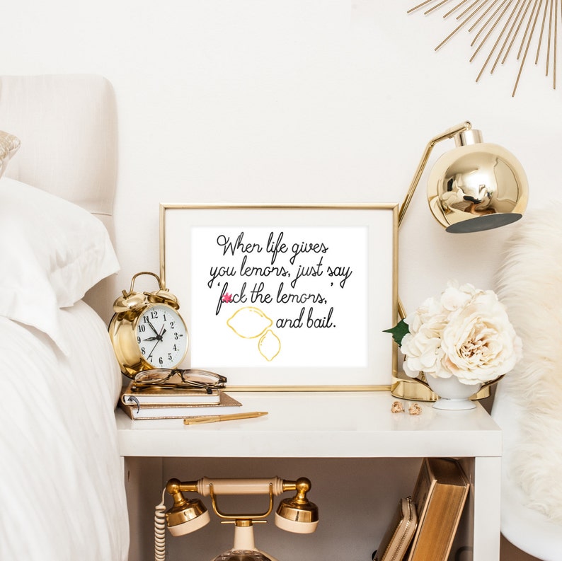 When Life Gives You Lemons Mature Sarah Etsy