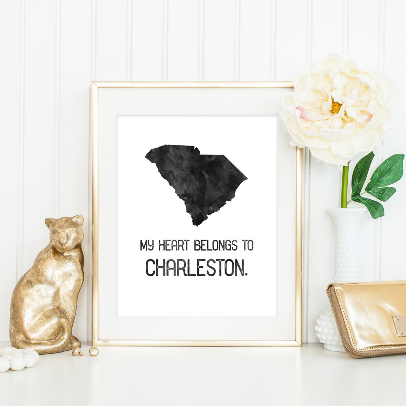 My Heart Belongs To Charleston South Carolina Downloadable Etsy