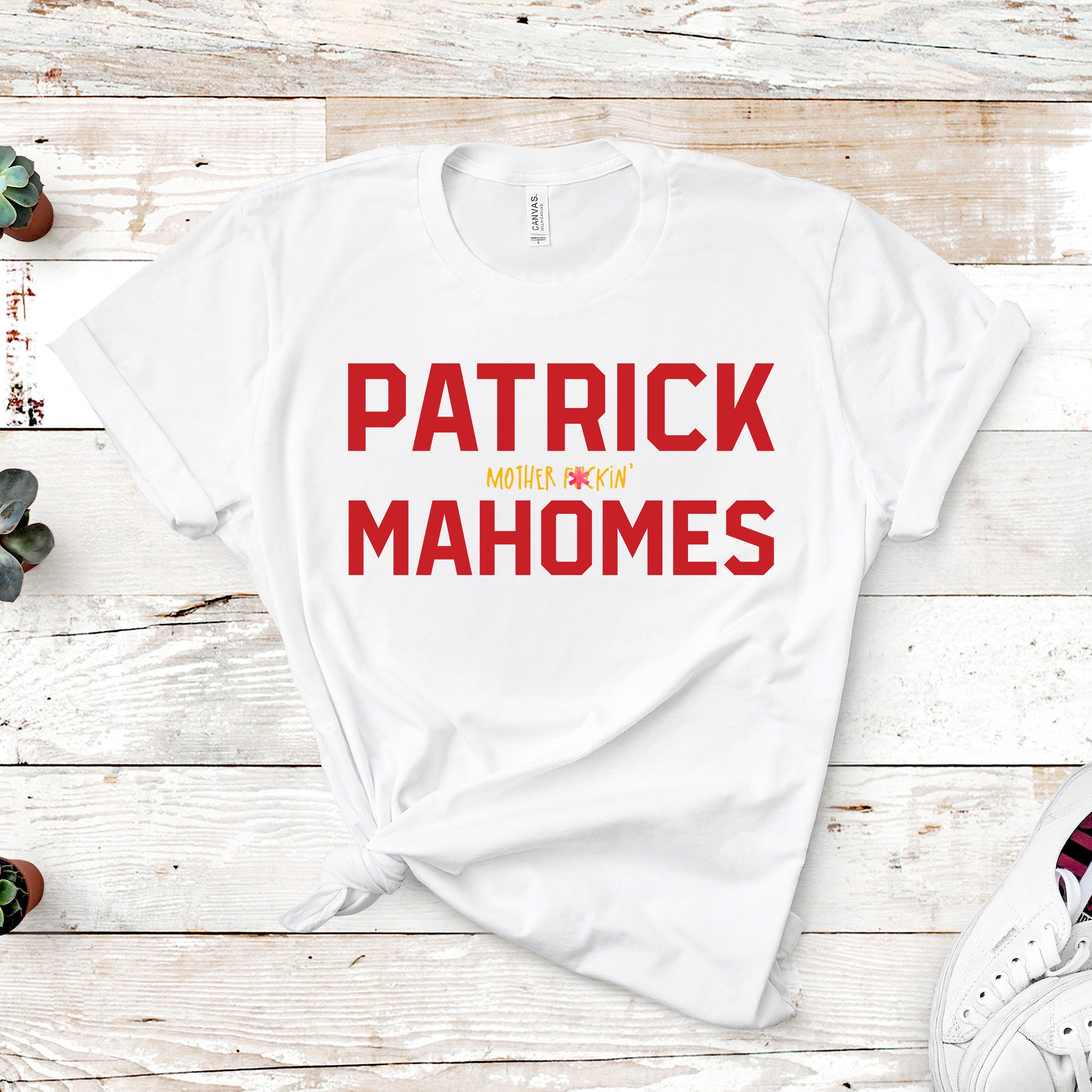 Patrick Mother F*ckin' Mahomes Shirt | Mature | Kansas City Pride Shirt |  Unisex Short Sleeved Shirt | Made To Order