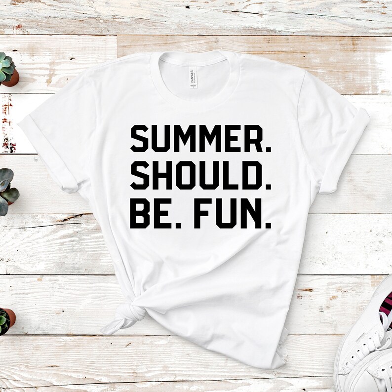 Summer. Should. Be. Fun. Summer House Quote Unisex Short | Etsy