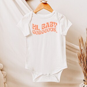 Hi, Baby Gorgeous RHOSLC Baby One Piece Multiple Color Options Made To Order image 5