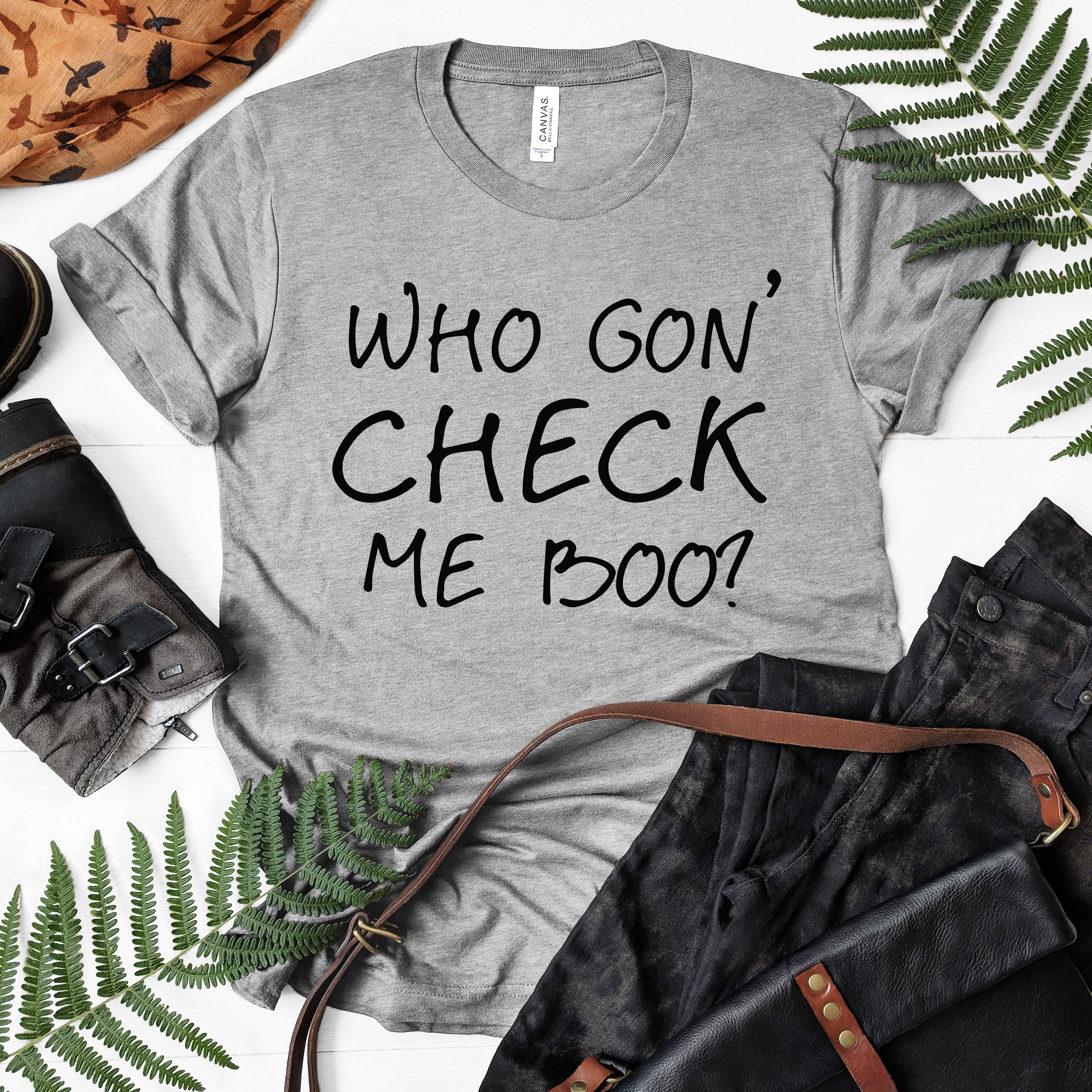 Who Gon' Check Me Boo? | Sheree Whitfield Quote | Short Sleeved Shirt ...