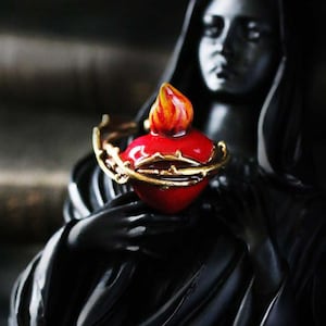 Sacred Heart Ring Painting original Design By DEFY JEWELRY