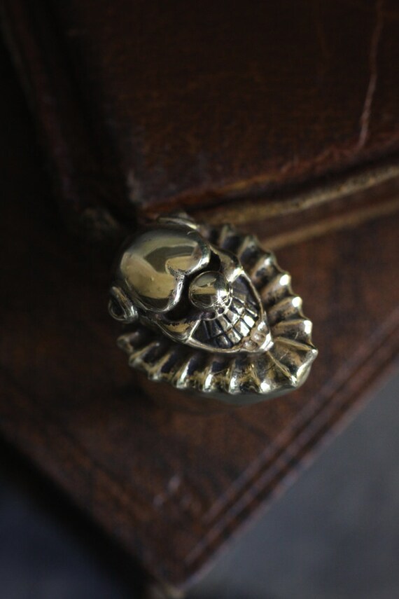 The Bozo Skull Ring by Defy - Brass,gold and Silver Color
