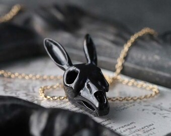 ネックレス・ペンダント Rabbit Skull Necklace Rabbit Skull Charm Necklace - Painted Version by Defy
