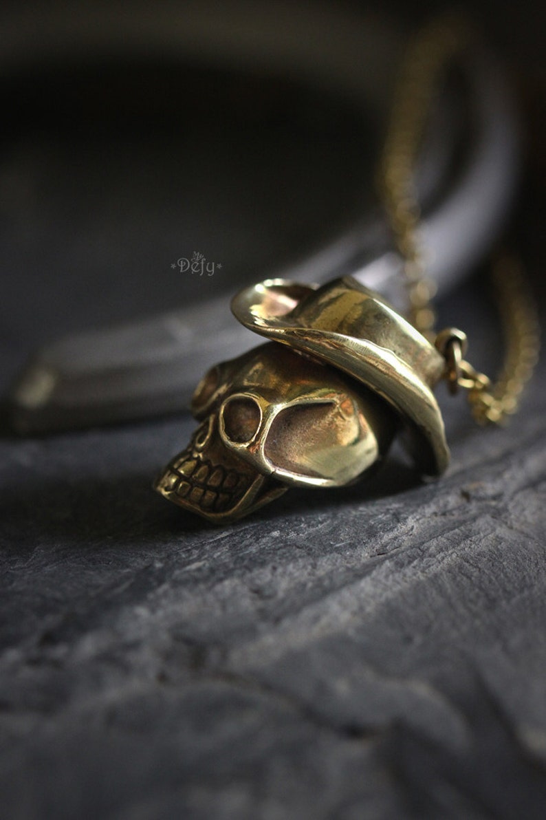 Pendant Jewelry Accessories Skull Cowboy Charm Necklace by Defy