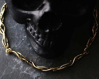 Thorn Crown Necklace by Defy , Unique Handmade jewelry Necklace