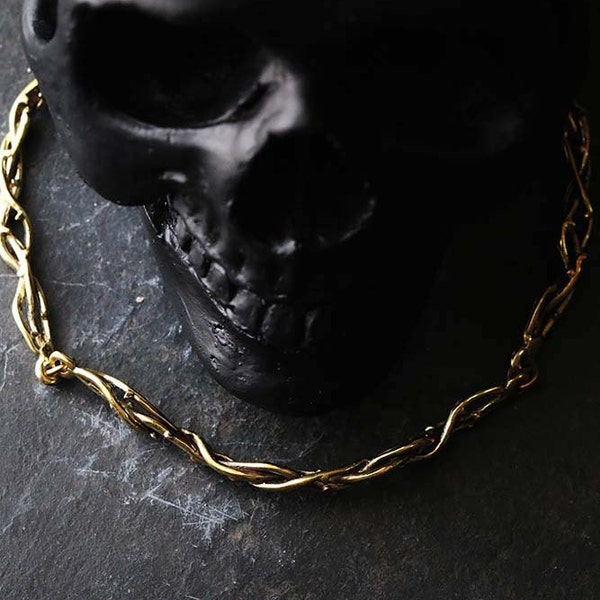 Collier couronne d'épines par Defy, collier de bijoux fait main unique