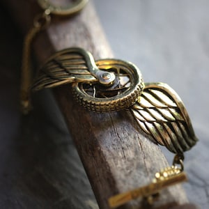 Wings and Wheels with toggle lock Bracelet - Original design and made by Defy