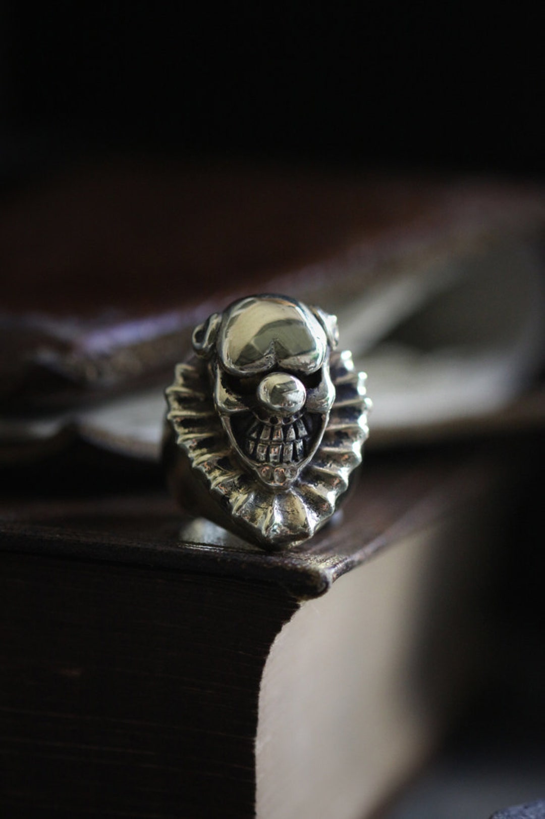 The Bozo Skull Ring by Defy - Brass,gold and Silver Color