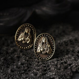 The St. Mary Cufflinks - Original made and designed by Defy / Men style Jewelry / Biker accessories