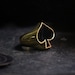 Spades Ring by Defy - Statement Jewelry Accessories