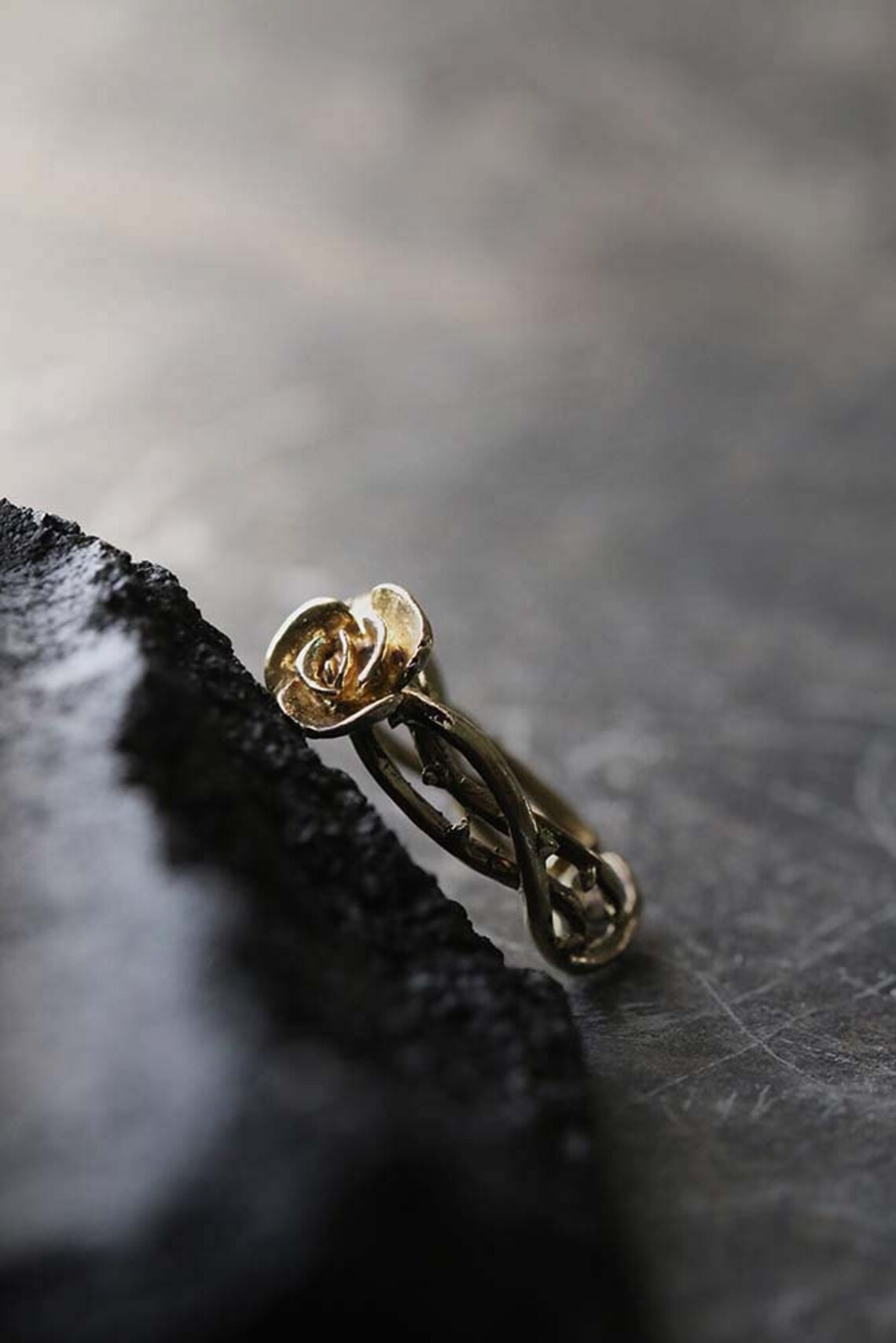 Rose and Thorn Ring Original Design and Made by Defy