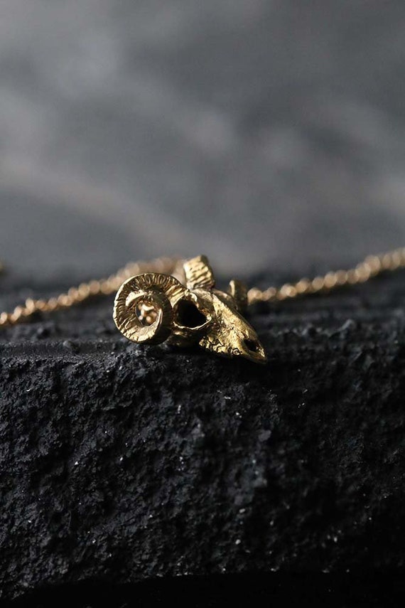 The Goat Skull (small Size)necklace Original Design and Made