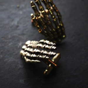 Hand Skeleton Cufflinks Original made and designed by Defy image 3