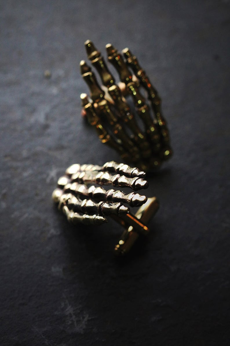 Hand Skeleton Cufflinks Original made and designed by Defy image 3