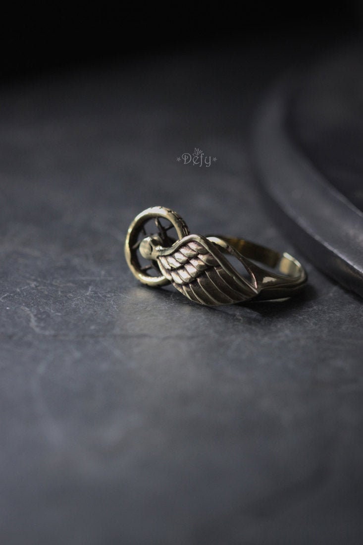 ヘルズエンジェルス　シルバー　ビンテージリング Hells angels ring - Etsy 日本