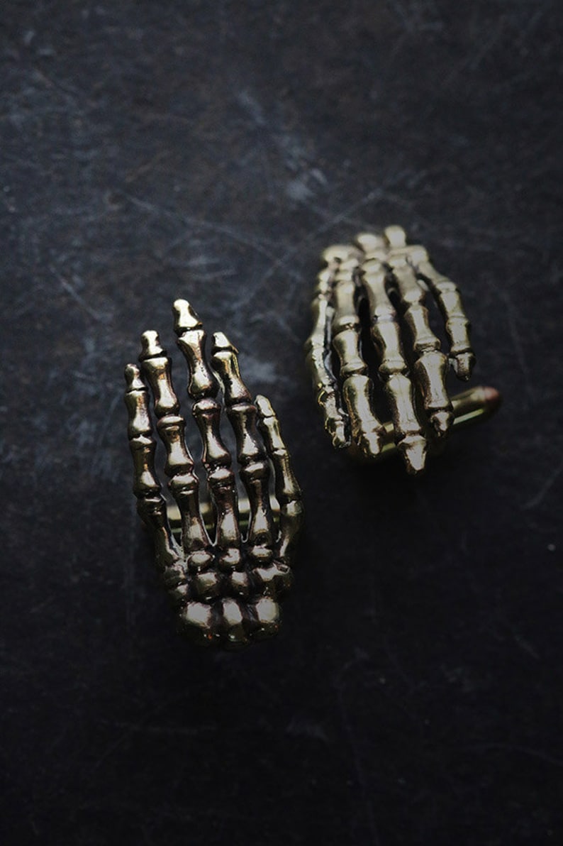 Hand Skeleton Cufflinks Original made and designed by Defy image 5