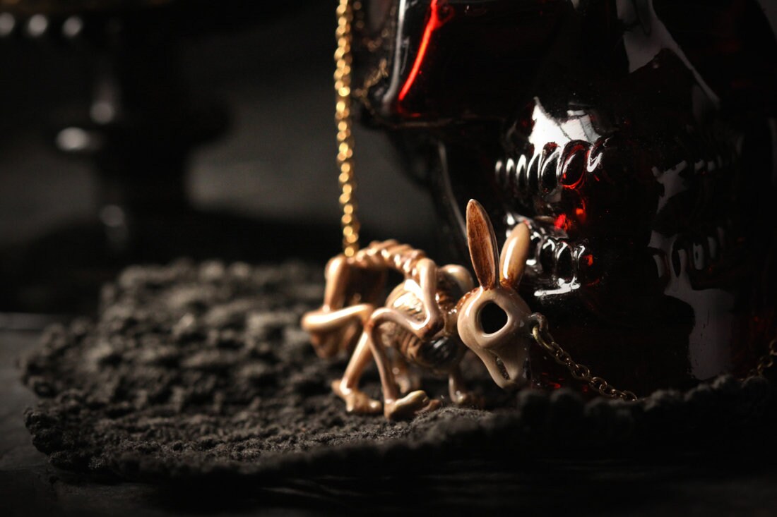 ネックレス・ペンダント Rabbit Skull Necklace Rabbit Skull Necklace – PRAYING RABBIT