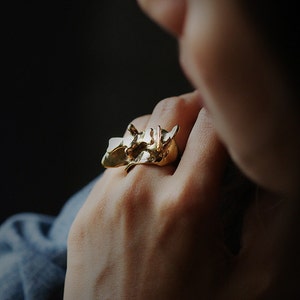 Backbone Ring,Anatomy Ring,Anatomy Jewelry,Charm Ring,Golden Backbone Ring,Everyday Jewelry,Bone Ring