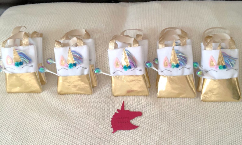 Set of 12 unicorn favor bags,unicorn party bags,unicorn bags,unicorn party accessories,unicorn party,unicorn candy bags,party bags girl,