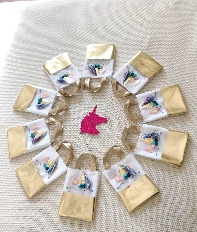 Set of 12 unicorn favor bags,unicorn party bags,unicorn bags,unicorn party accessories,unicorn party,unicorn candy bags,party bags girl,