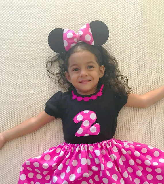 Minnie Mouse Baby Dress, Minnie Mouse Birthday Costume, Minnie Mouse  Inspired Outfit 