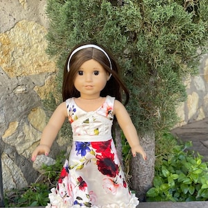 American girl doll dress,American girl doll outfit,doll party dress,doll prom dress, doll flower girl dress.