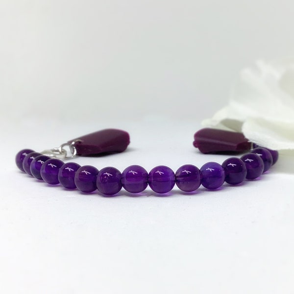 Amethyst Bracelet for Fitbit   Fitbit Luxe Band Connector   Fitbit Inspire 3 Band Connector