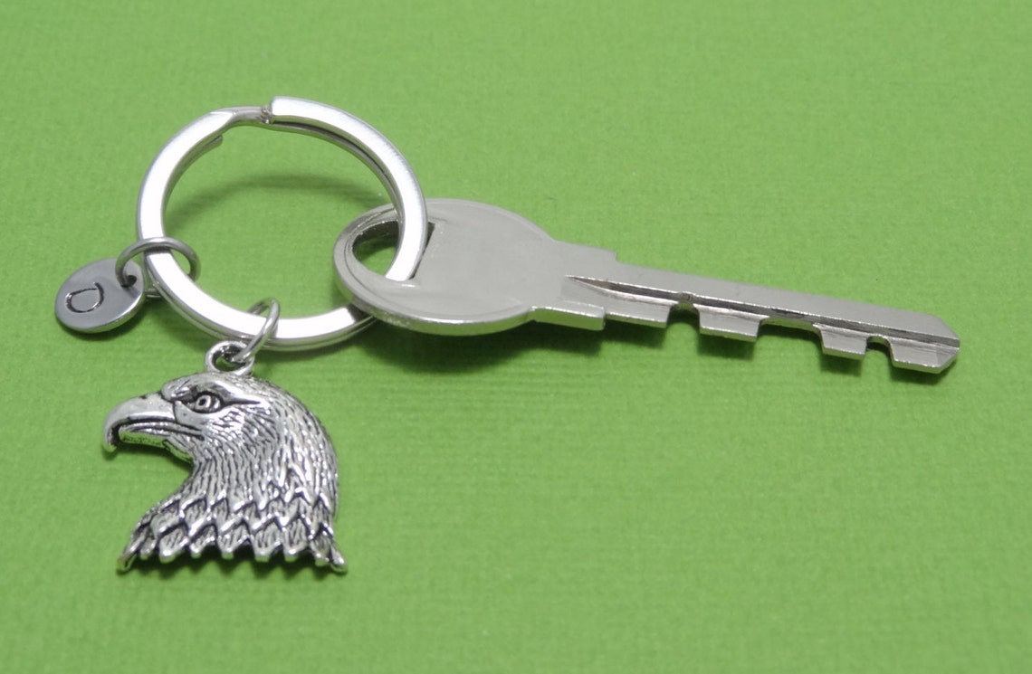 Eagle Keychain Eagle Head Bird Animal Pet American Eagle Etsy
